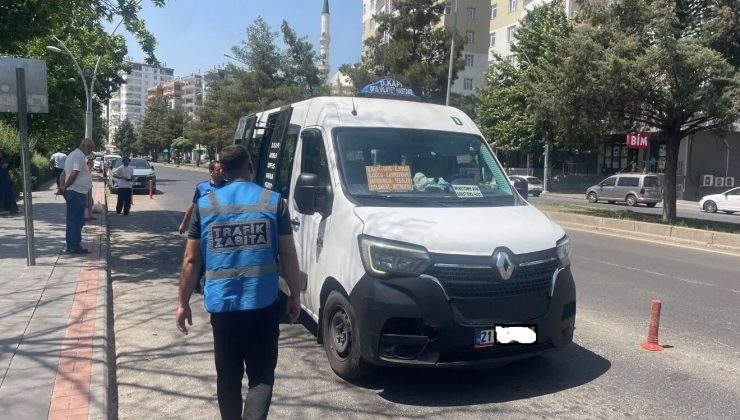 Diyarbakır’da bazı minibüs sürücülerinin akıl almaz hareketleri