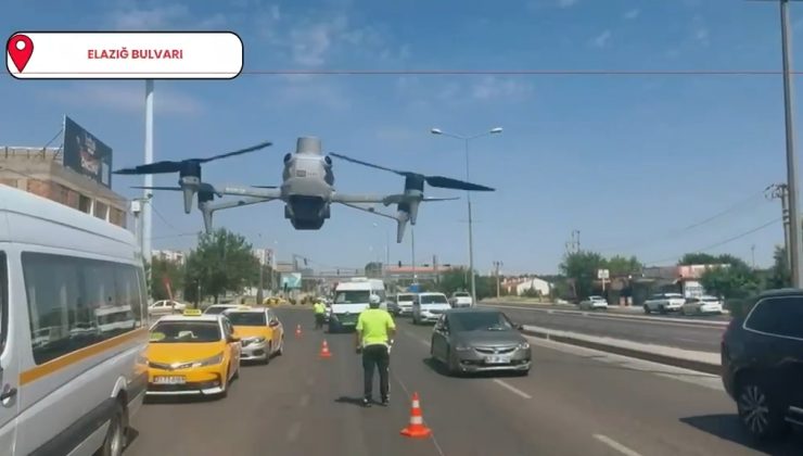 Diyarbakır’da Dron Destekli Trafik Denetimi: Kural İhlalleri Havadan Tespit Edildi