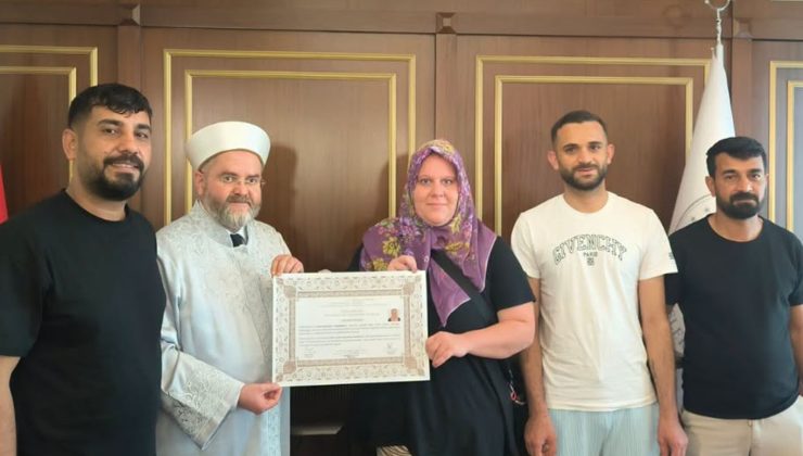 Almanyalı Lisa Gaziantep’te Müslüman oldu