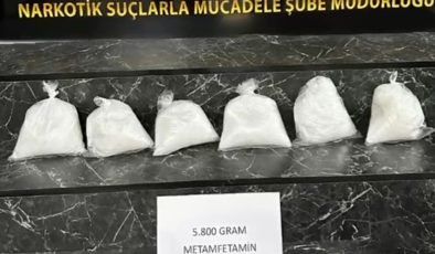 Şırnak’ta tırda 5 kilo 800 gram metamfetamin ele geçirildi