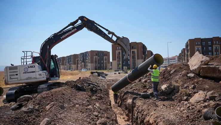 Oğlaklı TOKİ’de altyapı için yeni önlem: 200 metrelik by-pass hattı devreye alındı