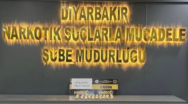 Diyarbakır’da Narkotik Operasyonu: İç Beden Muayenesinde 83 Kapsül Eroin Ele Geçirildi
