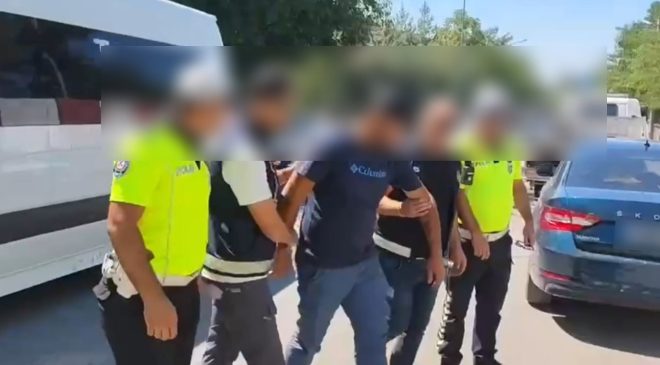 Diyarbakır polisi makas atan sürücüyü af etmedi