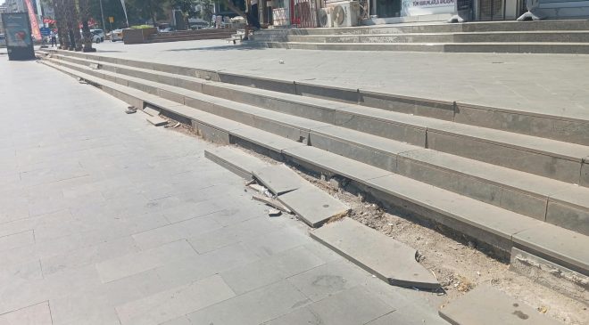 Diyarbakır’ın merkezinde bakımsızlık diz boyu