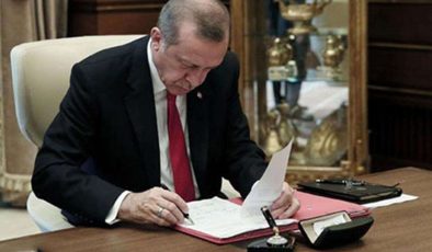 Cumhurbaşkanı Erdoğan’dan çok sayıda atama ve görevden alma kararı