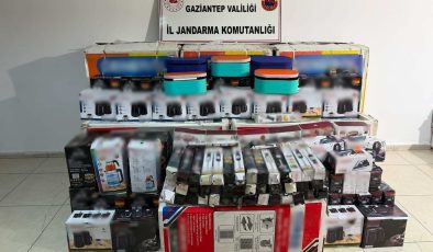 Gaziantep’te 1 milyon 370 bin TL değerinde kaçak malzeme ele geçirildi