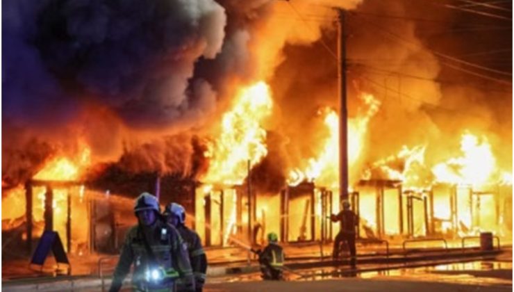 Kiev’de balistik füze alarmı! Peş peşe patlamalar yaşandı