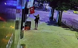 Bayrağımızı yakan o hadsiz yakalandı