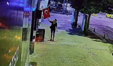 Bayrağımızı yakan o hadsiz yakalandı