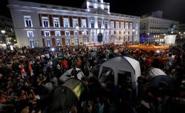 Konut krizi protestocuları Madrid’de çadır kampı kurdu