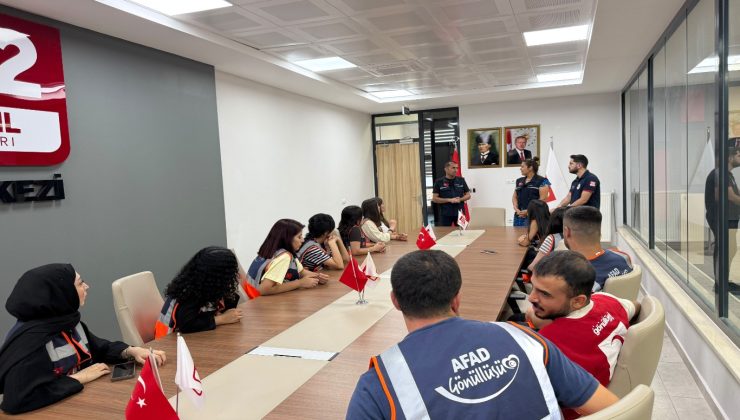Şırnak’ta 112 Acil Çağrı Merkezi’ne ziyaret
