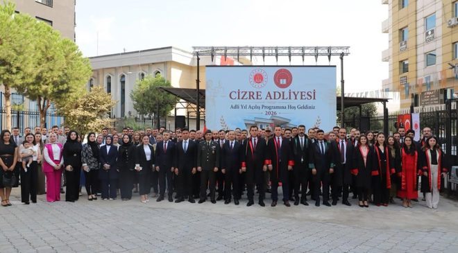 Cizre’de 2026-2027 adli yıl açılış töreni yapıldı