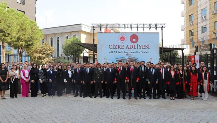 Cizre’de 2026-2027 adli yıl açılış töreni yapıldı