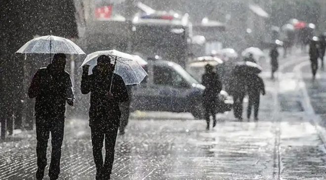 Meteoroloji’den kuzeybatı kesimleri için kuvvetli yağış uyarısı