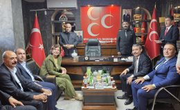 MHP Diyarbakır İl Başkanı Hasan Özcoşkun’a hayırlı olsun ziyareti