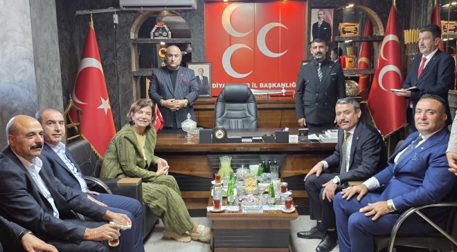 MHP Diyarbakır İl Başkanı Hasan Özcoşkun’a hayırlı olsun ziyareti