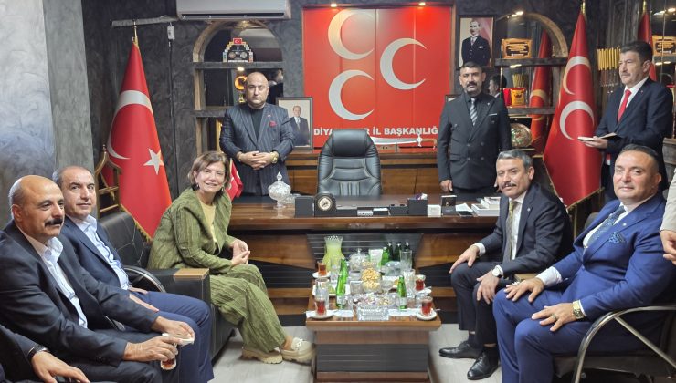 MHP Diyarbakır İl Başkanı Hasan Özcoşkun’a hayırlı olsun ziyareti