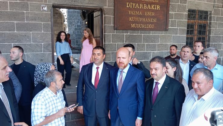 Bilal Erdoğan Diyarbakır’da: Ulu Cami’de namaz kıldı, kente övgü yağdırdı