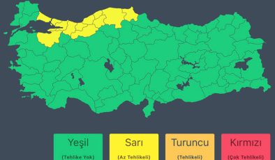14 ilde kuvvetli ve çok kuvvetli yağış bekleniyor