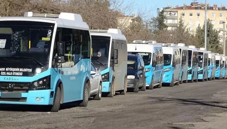 Diyarbakır’da özel halk minibüsleri halkı mağdur etti