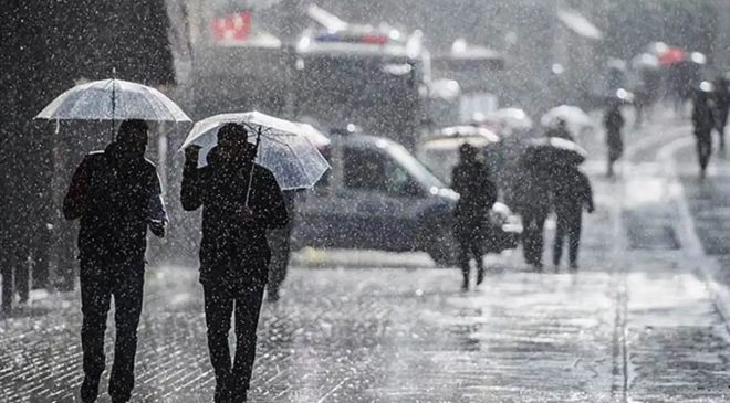 Meteoroloji’den kuvvetli yağış uyarısı