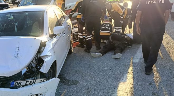 Malatya’da iki otomobil çarpıştı: 1’i ağır 6 yaralı