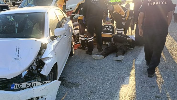 Malatya’da iki otomobil çarpıştı: 1’i ağır 6 yaralı
