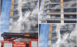 Batman’da bir evde çıkan yangın söndürüldü