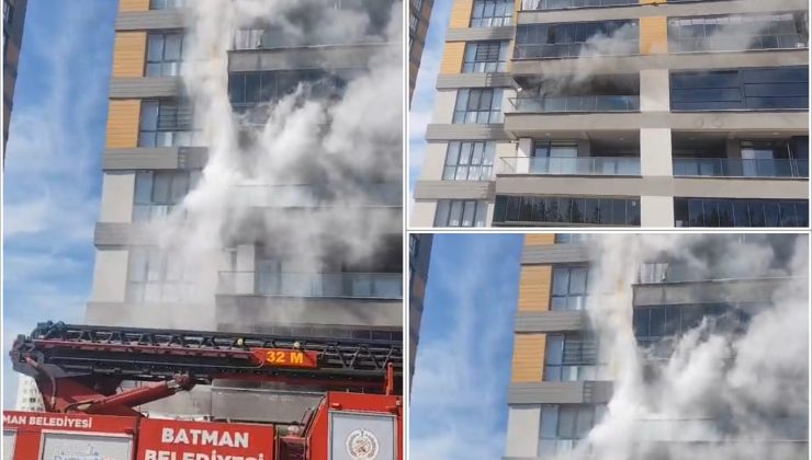 Batman’da bir evde çıkan yangın söndürüldü