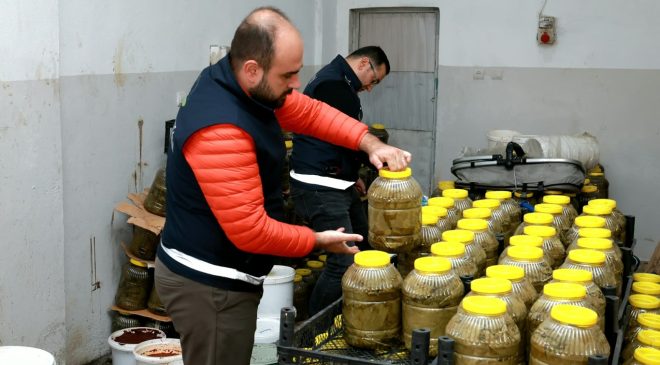 Halk sağlığını tehdit eden 6,5 ton gıda imha edildi