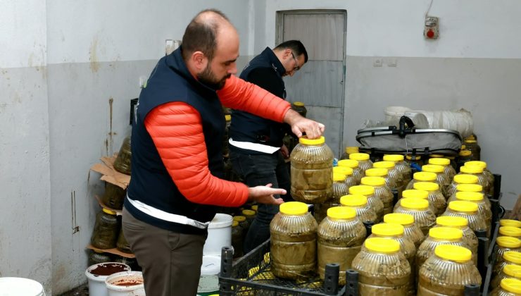 Halk sağlığını tehdit eden 6,5 ton gıda imha edildi