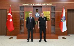 Lice Kaymakamı İkis’ten Emniyet Müdürü Mutlu’ya ziyaret