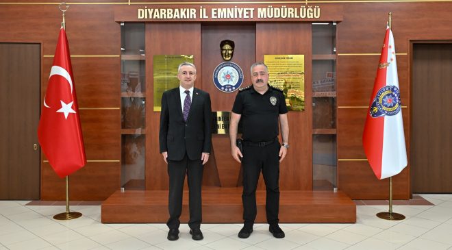 Lice Kaymakamı İkis’ten Emniyet Müdürü Mutlu’ya ziyaret