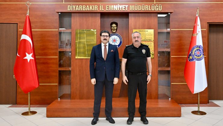 Diyarbakır’da Emniyet Müdürü Mutlu’ya ziyaretler sürüyor