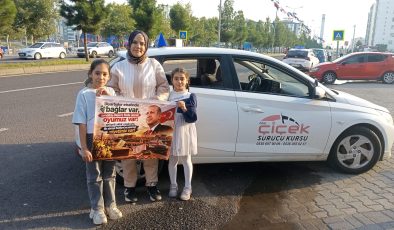 Diyarbakır’da Kadın Sürücünün İlk Sürüş Hedefi Külliye