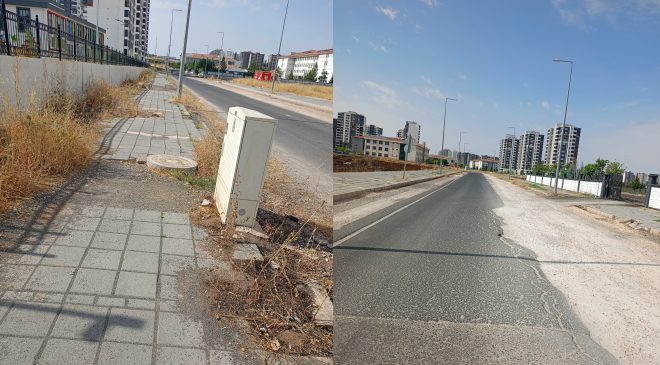 Kayapınar’da Yol ve Kaldırım Tepkisi!