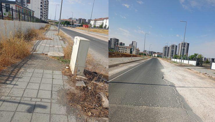 Kayapınar’da Yol ve Kaldırım Tepkisi!