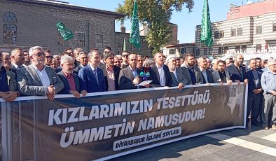 Diyarbakır’da başörtüsü tepkisi: Eğitim hakkı vurgusu