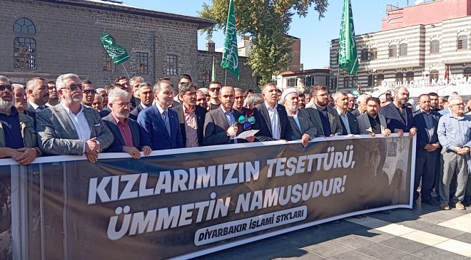 Diyarbakır’da başörtüsü tepkisi: Eğitim hakkı vurgusu