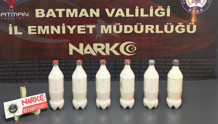 Batman’da aracın benzin deposunda 5 kilo metamfetamin ele geçirildi