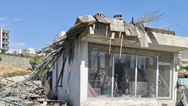 Cizre’de inşaat çöktü 5 yaralı