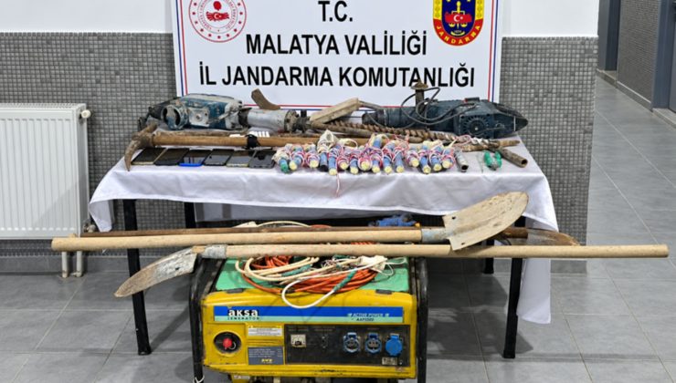 Kaçak kazı yapan 6 şüpheli suçüstü yakalandı
