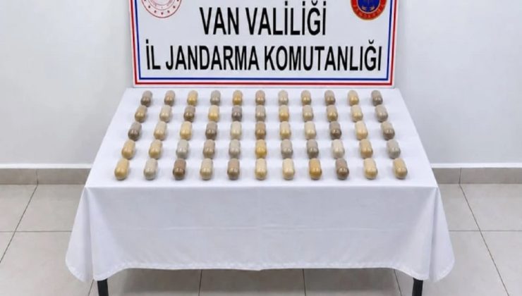 Van’da midesinde 502 gram metamfetamin taşıyan kişi tutuklandı